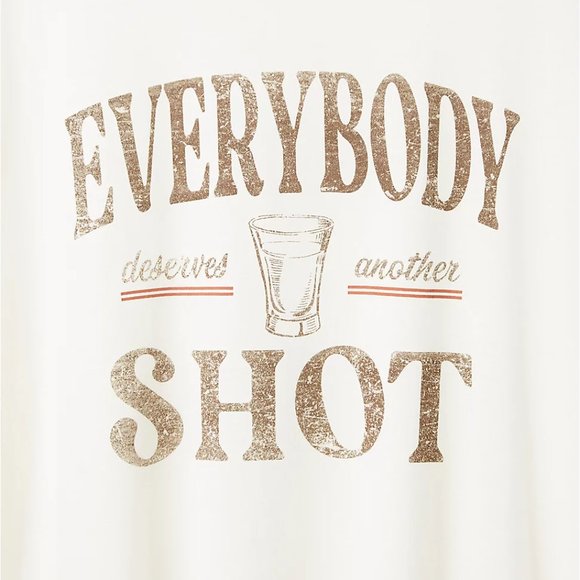 ❤️NWT VINTAGE TORRID TAKE A SHOT SHOTGLASS GRAPHIC TEE - SUMMER - PLUS SIZE - Picture 7 of 9